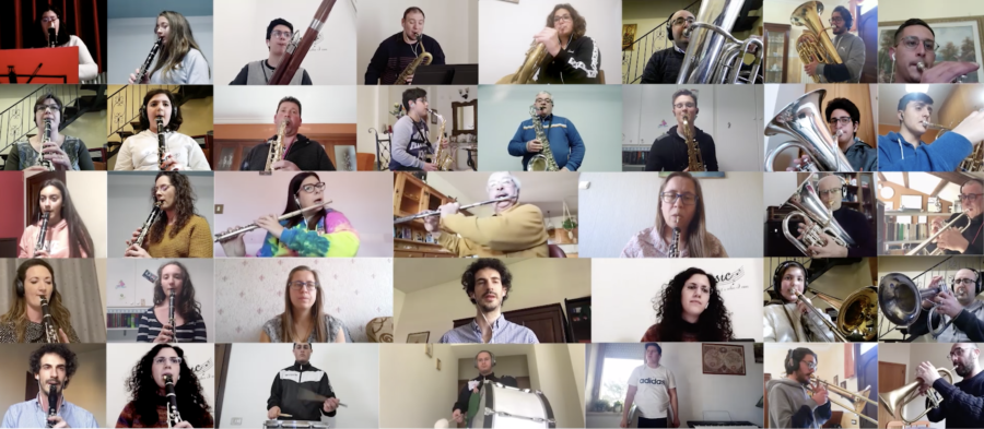Musicisti dell’associazione musicale “Giacomo Candela” suonano “Madre io Vorrei”