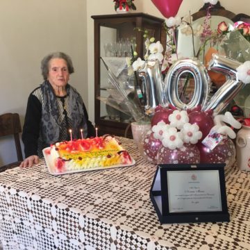 Paceco la signora Maria Novara in Ingardia compie 107 anni