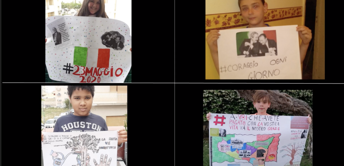 [Video] Gli alunni del Marconi di Trapani aderiscono all’iniziativa Palermo chiama Italia
