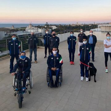 La Nazionale Italiana di Paratriathlon ha scelto Trapani per la preparazione alle Paraolimpiadi di Tokyo