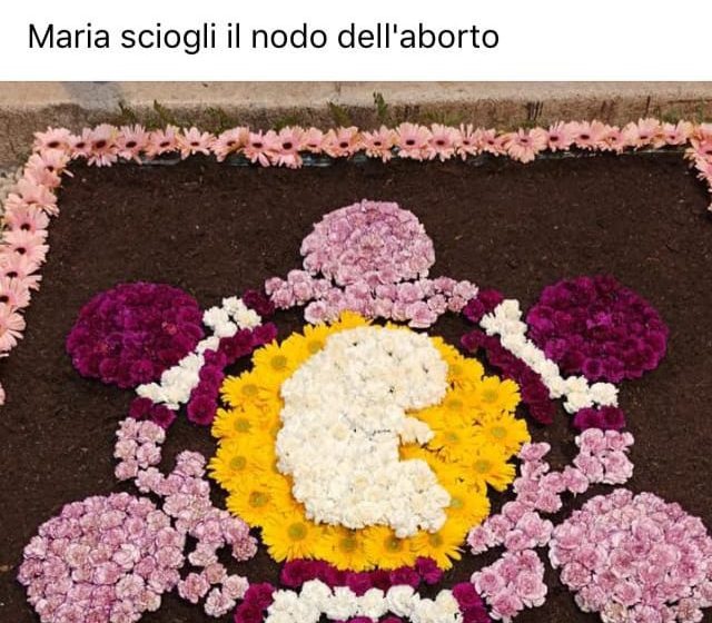 L’INFIORATA COMUNALE DELLA VERGOGNA