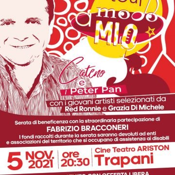 TRAPANI, GRANDE ATTESA PER LA TAPPA DEL TOUR A MODO MIO